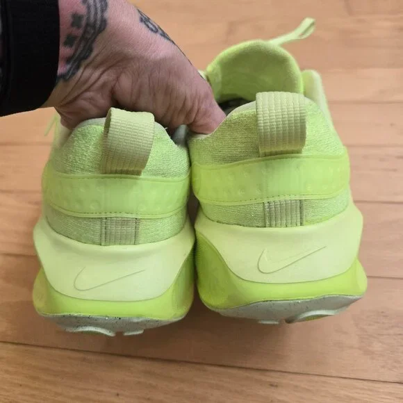 NikeInfinity RN 'Volt Barely Volt' yellow monochrome sneakersMENS 11